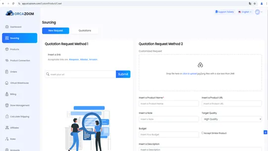 ORCAZOOM Dropshipping screenshot