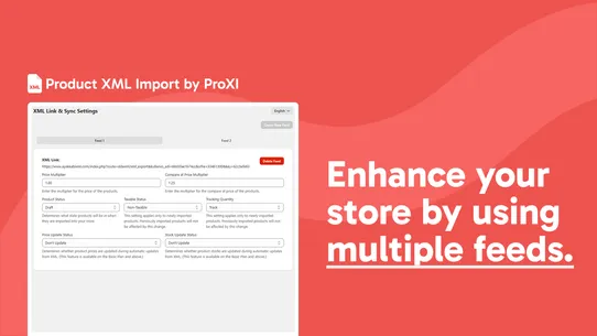 Product XML Import by ProXI screenshot