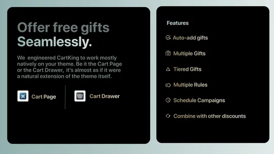 CartKing ‑ Free Gifts screenshot