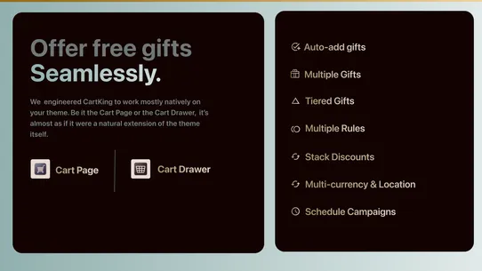 CartKing‑Free Gift ,BOGO screenshot