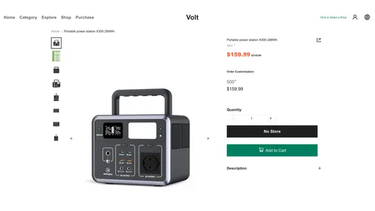 Volt Dropshipping screenshot