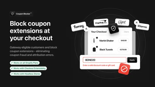 Veeper ‑ Stop Coupon Leaks screenshot