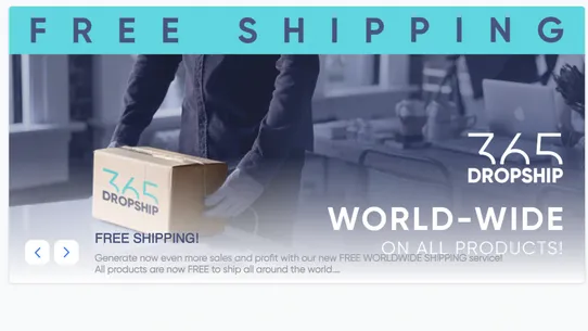 365Dropship WorldWide shipping screenshot