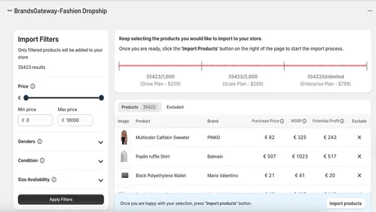 BrandsGateway‑Fashion Dropship screenshot