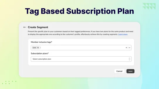 Native Subscriptions screenshot