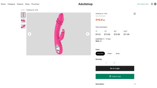 AdultShop Dropshipping screenshot