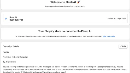 Plenti AI screenshot