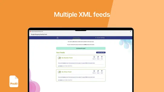 XML Product Feed By ProXI screenshot