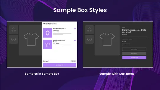 Mini ‑ Product Samples screenshot