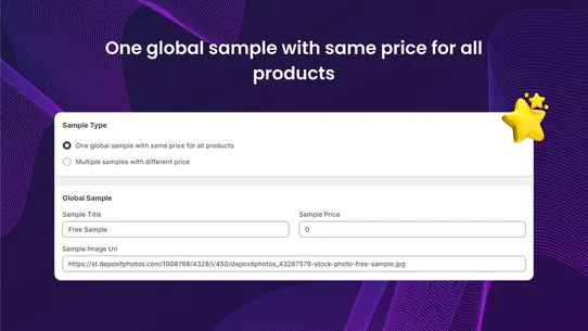 Mini ‑ Product Samples screenshot