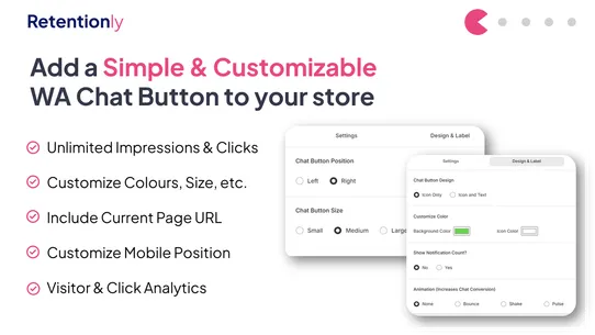 Rly: Chat Button &amp; Marketing screenshot