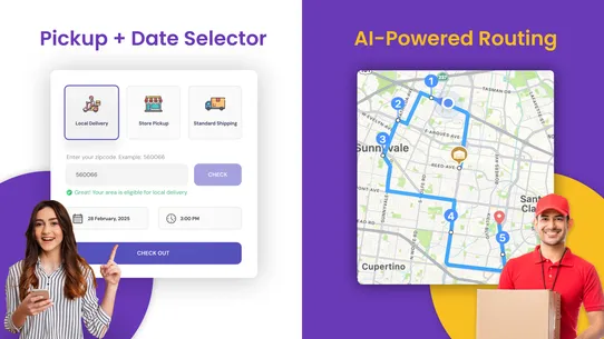 Local delivery + Pickup ‑ SE screenshot