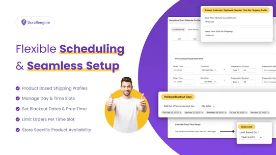 Local delivery + Pickup ‑ SE screenshot