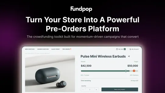 Fundpop Crowdfunding screenshot