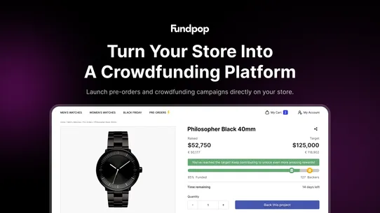 Fundpop Crowdfunding screenshot