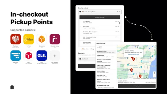 Globe: Pickup Points screenshot