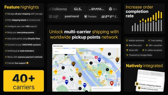 Globe Pickup Points &amp; Shipping screenshot