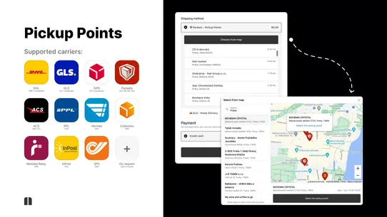 Globe: Pickup Points screenshot