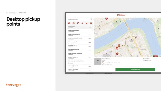 Packeta / Zásilkovna delivery screenshot