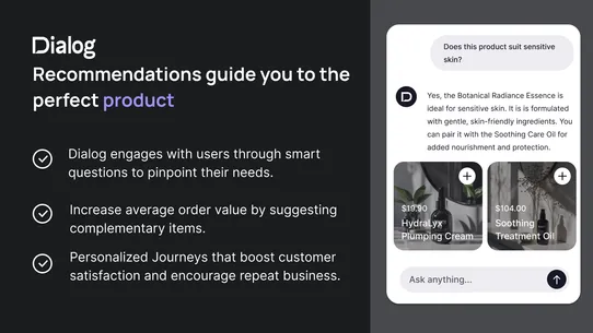 Dialog ‑ AI Sales Assistant screenshot
