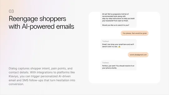 Dialog AI ‑ Sales ChatGPT screenshot