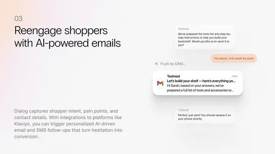 Dialog AI ‑ Sales ChatGPT screenshot