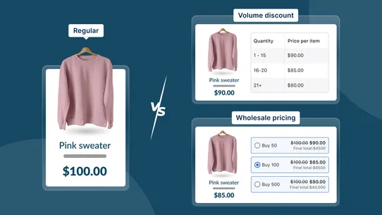 Wholesale Hero &amp; B2B Pricing screenshot