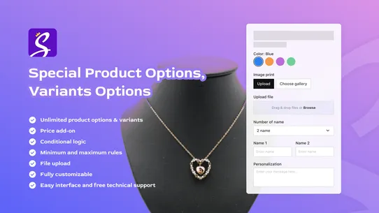 Cartify Custom Product Options screenshot