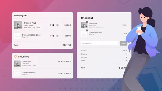 Cartify Custom Product Options screenshot