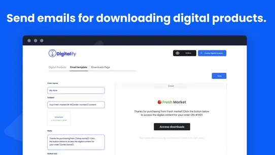 Digital Downloads ‑ Digitalify screenshot