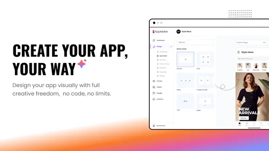 Mobile App Builder ‑ AppMaker screenshot