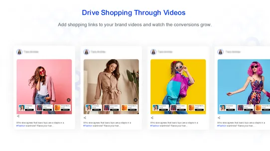 GluedIn‑ Shoppable Videos screenshot