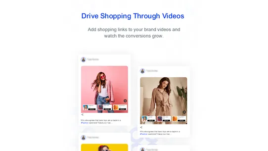 GluedIn‑ Shoppable Videos screenshot