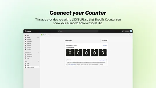 Shopify Counter screenshot