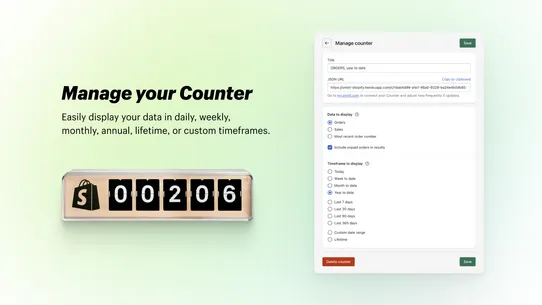 Shopify Counter screenshot