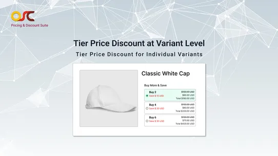 OSCP Pricing &amp; Discount Suite screenshot