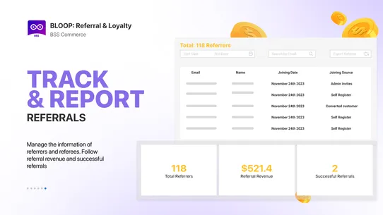 BLOOP Referral Program, Reward screenshot