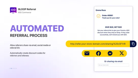 BLOOP Referral Program, Reward screenshot