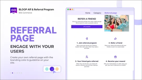 BLOOP Aff &amp; Referral Program screenshot