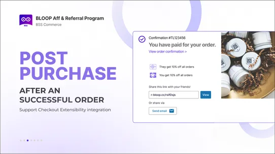 BLOOP Aff &amp; Referral Program screenshot