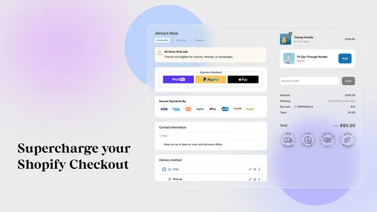 The Checkout.io screenshot