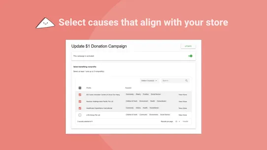 Tissue for Good Donation App screenshot