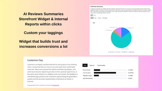 TagWise AI Review Summaries screenshot