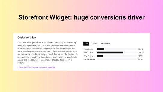 TagWise AI Review Summaries screenshot