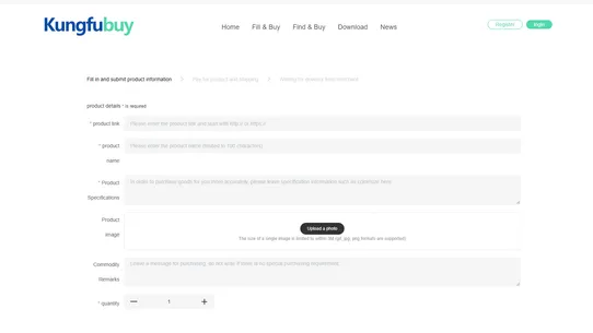 kungfubuy screenshot