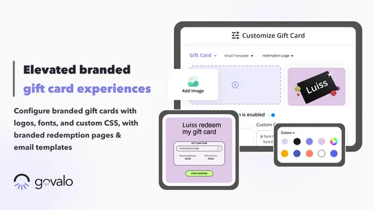 Govalo | Gift Card Suite screenshot