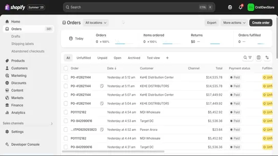 Crstl: No‑code EDI for Brands screenshot