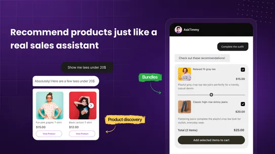 AskTimmy AI Chat Bot Helpdesk screenshot