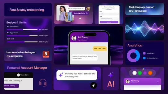 AskTimmy AI Chat Bot Helpdesk screenshot