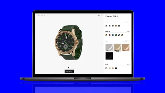 Kickflip ‑Product configurator screenshot